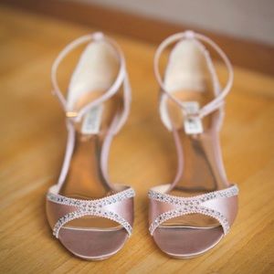 Badgley Mischka bridal shoes